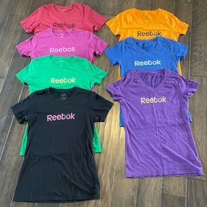 7 Women’s Reebok Shirts, Size Medium